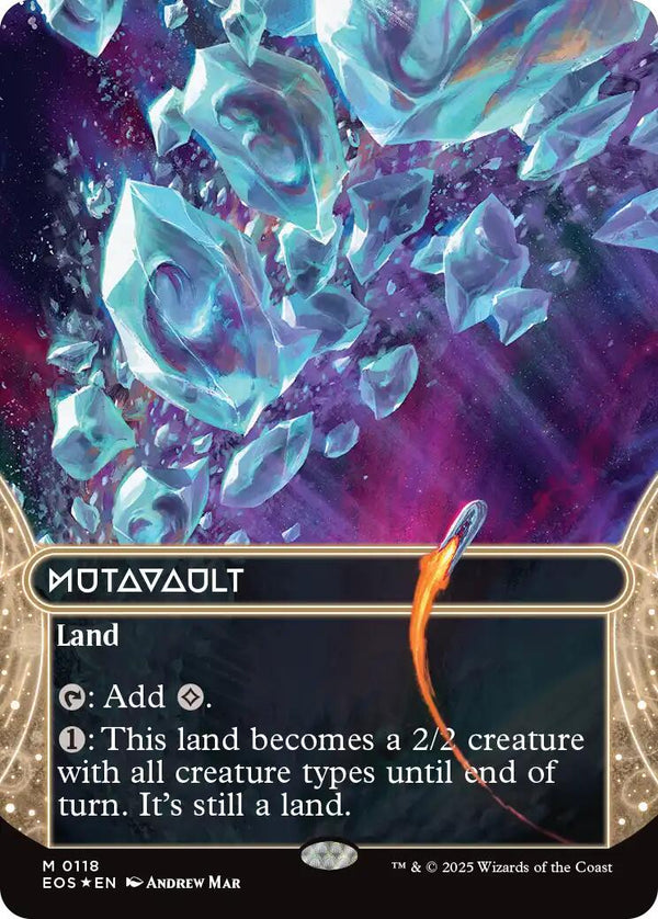 Mutavault (0118) (Borderless) (Galaxy Foil) [EOS - 118] - Cartes Sportives Rive Sud