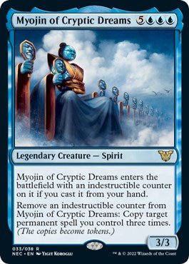 Myojin of Cryptic Dreams [NEC - 33] - Cartes Sportives Rive Sud