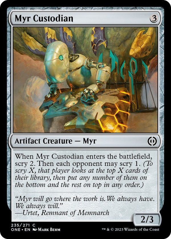 Myr Custodian [ONE - 235] - Cartes Sportives Rive Sud