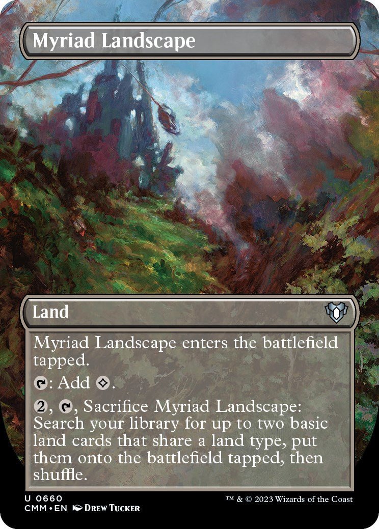 Myriad Landscape (Borderless) [CMM - 660] - Cartes Sportives Rive Sud