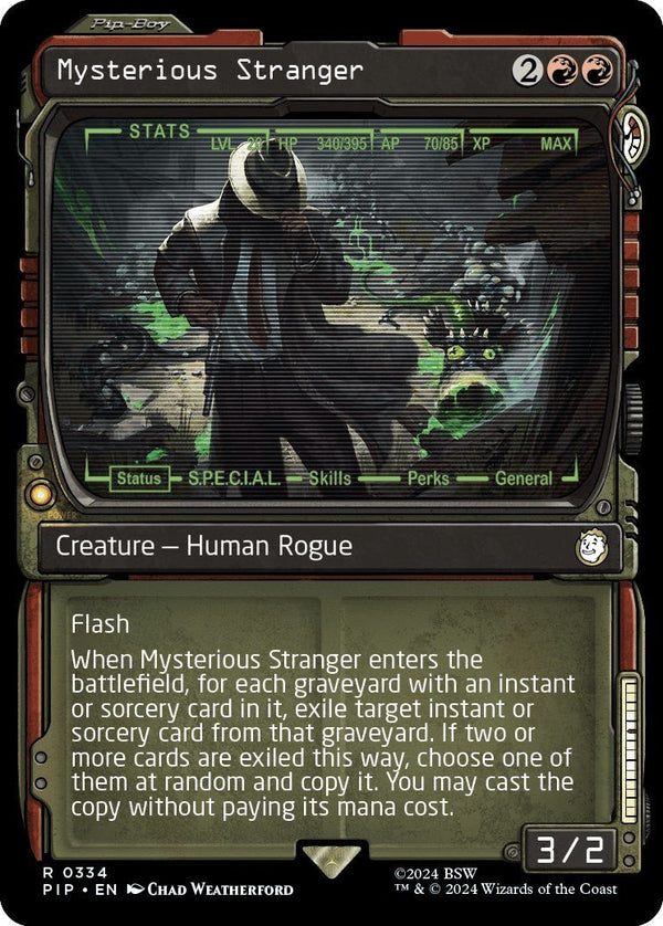 Mysterious Stranger (Showcase) [PIP - 334] - Cartes Sportives Rive Sud