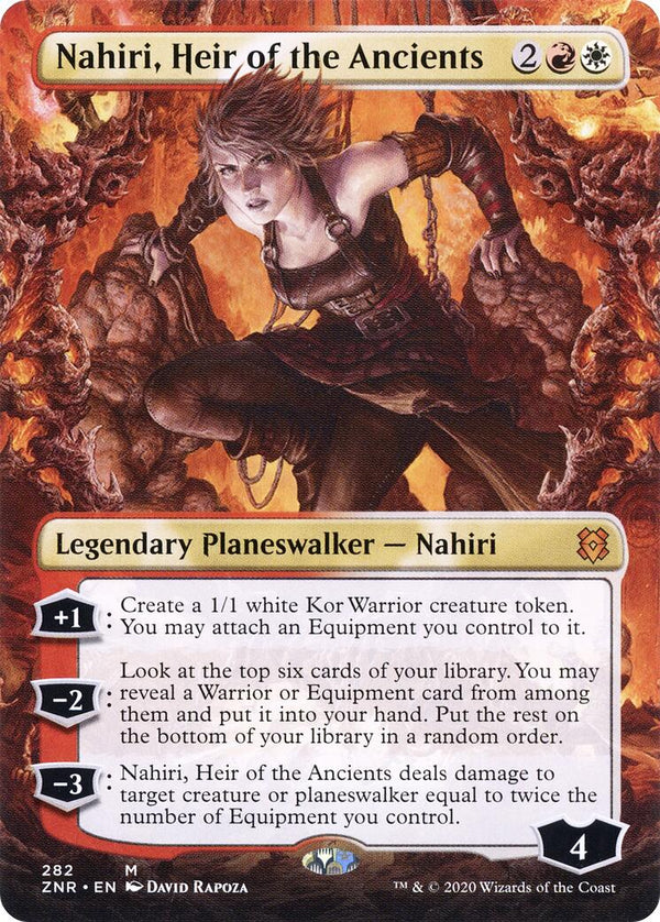 Nahiri, Heir of the Ancients (Borderless) [ZNR - 282] - Cartes Sportives Rive Sud