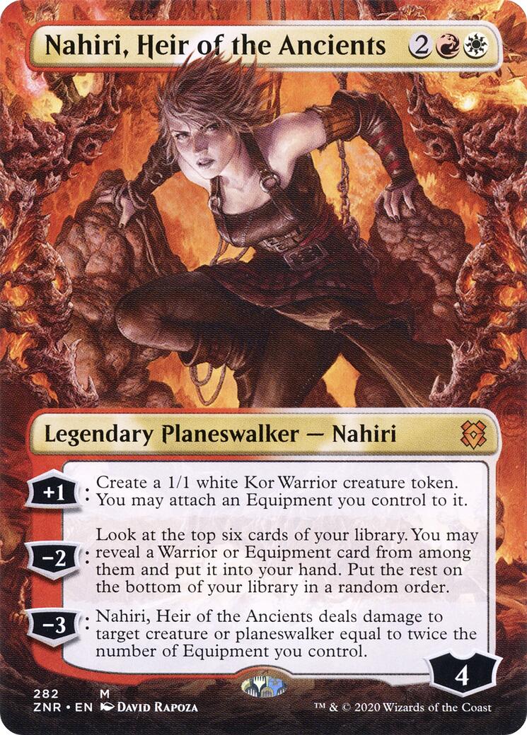 Nahiri, Heir of the Ancients (Borderless) [ZNR - 282] - Cartes Sportives Rive Sud