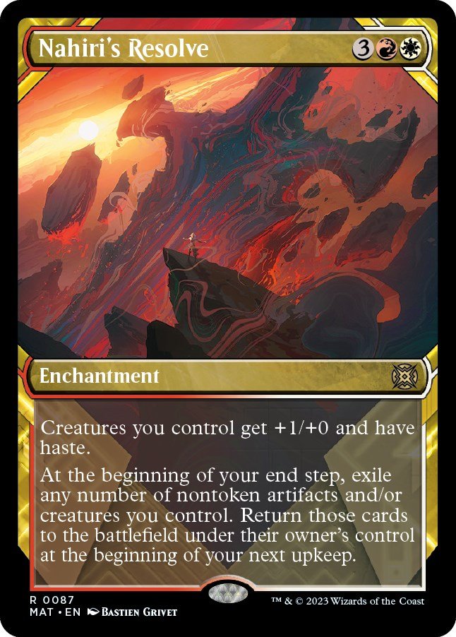 Nahiri's Resolve (Showcase) [MAT - 87] - Cartes Sportives Rive Sud