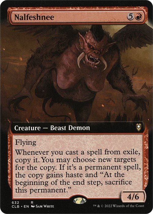 Nalfeshnee (Extended Art) [CLB - 632] - Cartes Sportives Rive Sud