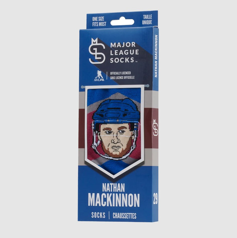 Nathan Mackinnon - Major League Socks - Cartes Sportives Rive Sud