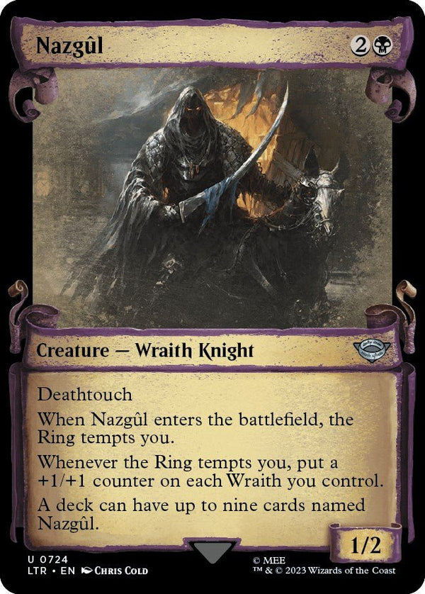 Nazgul (0724) (Showcase Scrolls) [LTR - 724] - Cartes Sportives Rive Sud