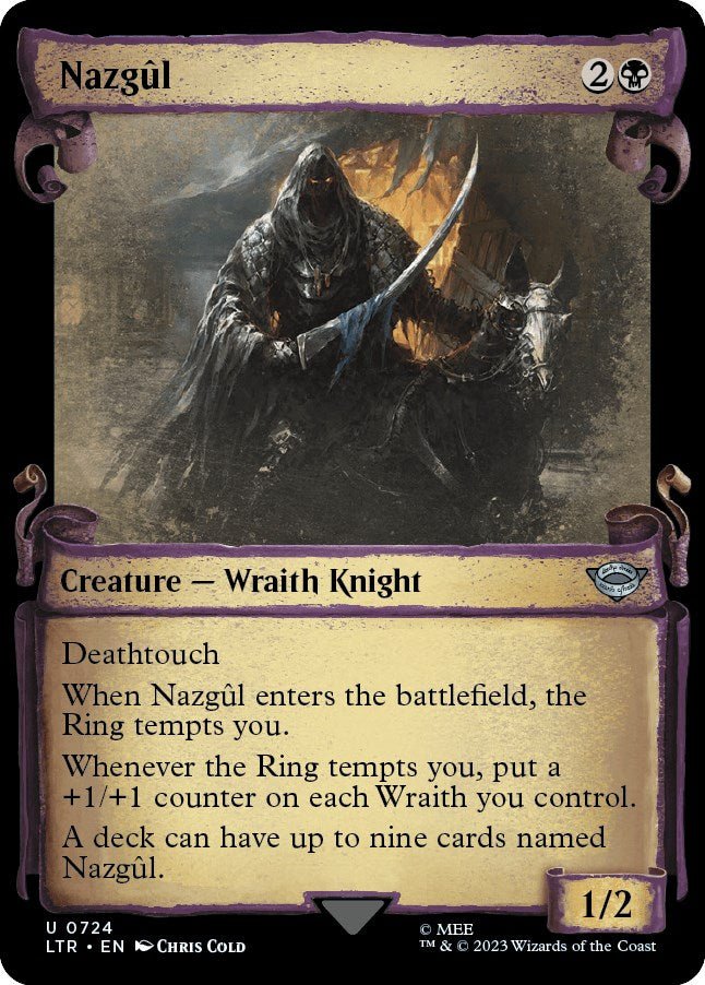 Nazgul (0724) (Showcase Scrolls) [LTR - 724] - Cartes Sportives Rive Sud