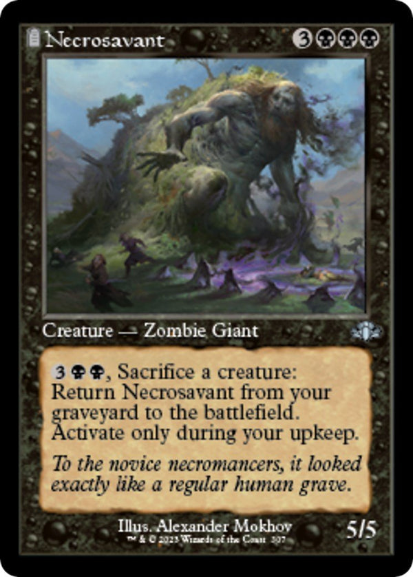 Necrosavant (Retro Frame) [DMR - 307] - Cartes Sportives Rive Sud