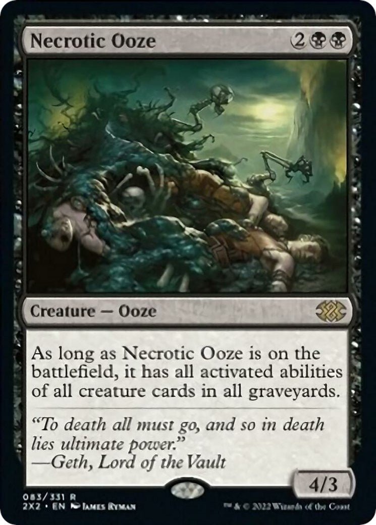 Necrotic Ooze [2X2 - 83] - Cartes Sportives Rive Sud