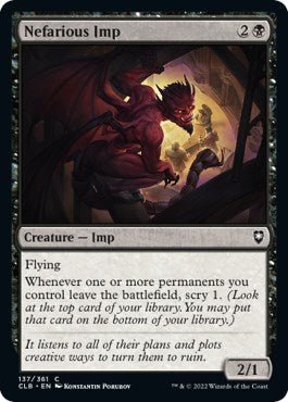 Nefarious Imp [CLB - 137] - Cartes Sportives Rive Sud