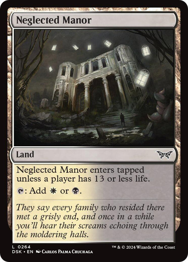 Neglected Manor [DSK - 264] - Cartes Sportives Rive Sud