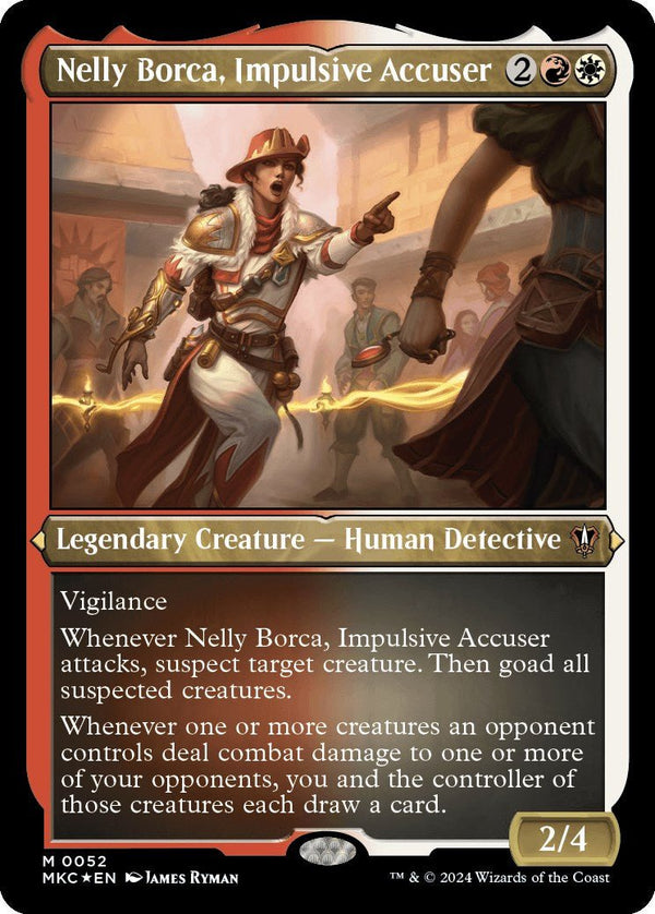 Nelly Borca, Impulsive Accuser (Display Commander) - Thick Stock [MKC - 52] - Cartes Sportives Rive Sud