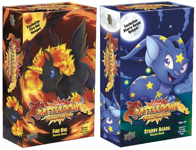 Neopets Battledome Fire & Starry Starter Deck (Pre-Order) - Cartes Sportives Rive Sud