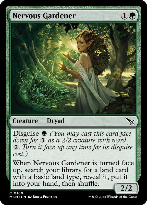 Nervous Gardener [MKM - 169] - Cartes Sportives Rive Sud