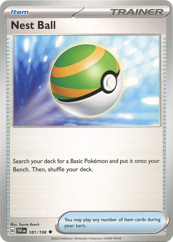 Nest Ball - 181/198 [SV1 - 181/198] - Cartes Sportives Rive Sud