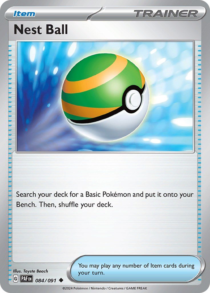 Nest Ball [PAF - 084/091] - Cartes Sportives Rive Sud