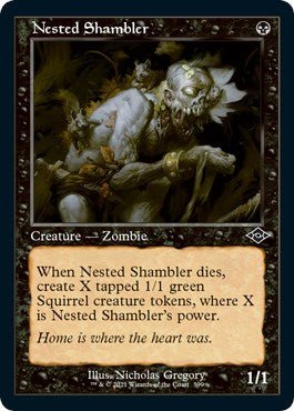 Nested Shambler (Retro Frame) (Foil Etched) [MH2 - 399] - Cartes Sportives Rive Sud