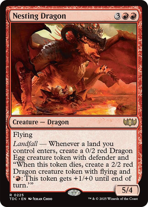 Nesting Dragon [TDC - 225] - Cartes Sportives Rive Sud