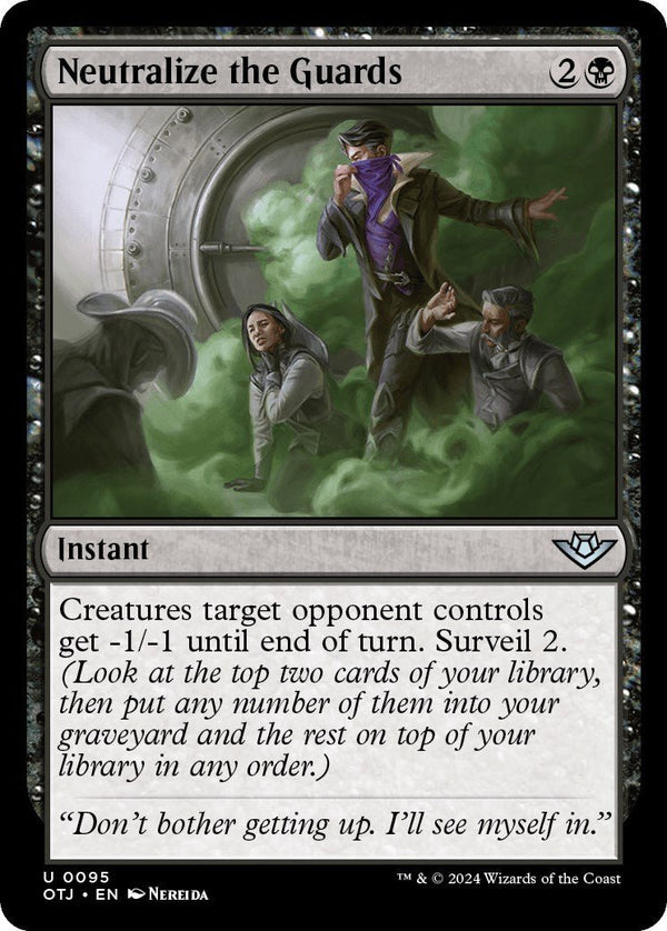 Neutralize the Guards [OTJ - 95] - Cartes Sportives Rive Sud