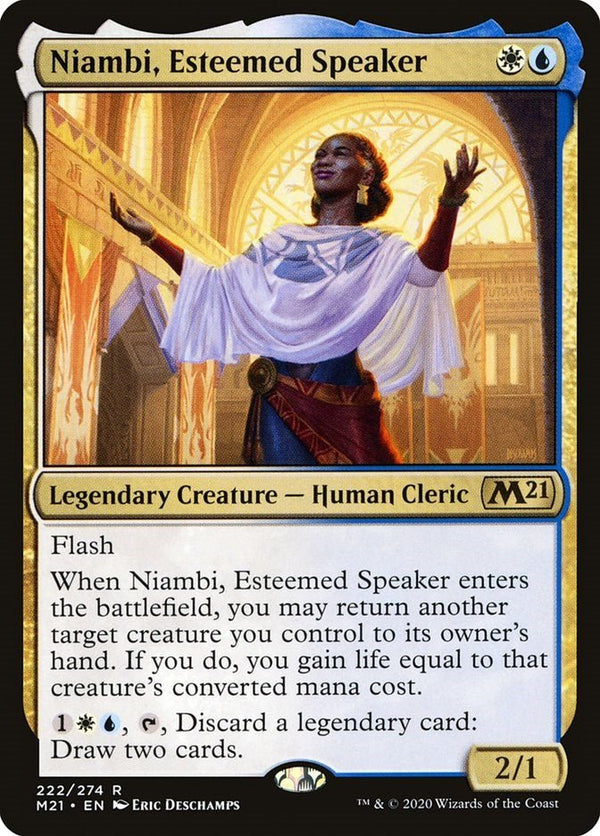 Niambi, Esteemed Speaker [M21 - 222] - Cartes Sportives Rive Sud