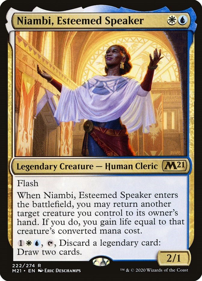 Niambi, Esteemed Speaker [M21 - 222] - Cartes Sportives Rive Sud