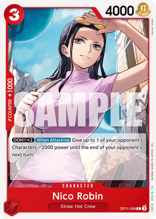 Nico Robin [OP11 - OP11 - 009] - Cartes Sportives Rive Sud