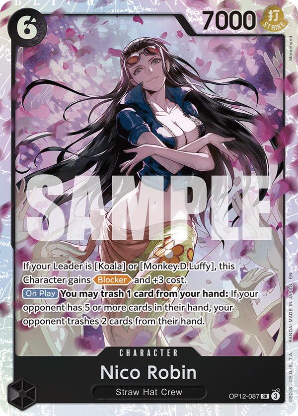 Nico Robin [OP12 - OP12 - 087] - Cartes Sportives Rive Sud