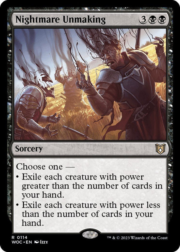 Nightmare Unmaking [WOC - 114] - Cartes Sportives Rive Sud