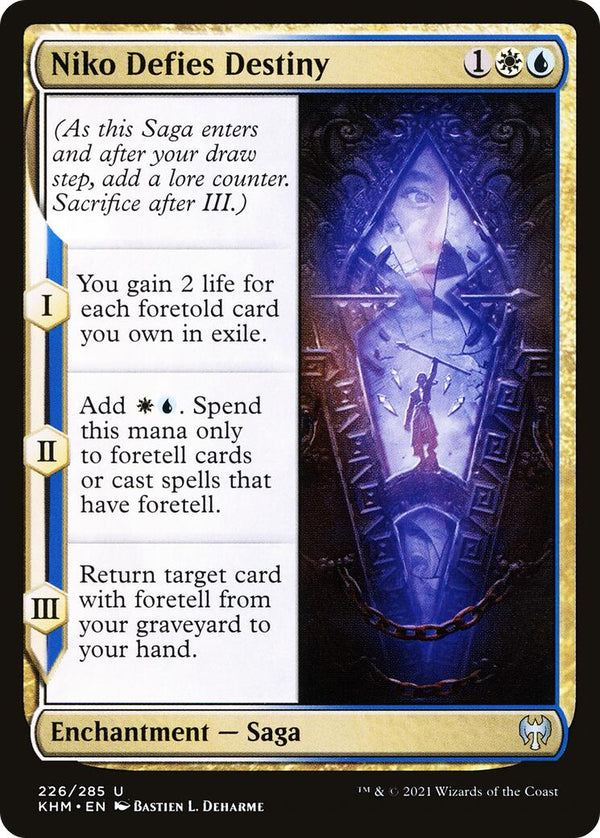 Niko Defies Destiny [KHM - 226] - Cartes Sportives Rive Sud