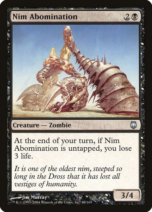 Nim Abomination [DST - 49] - Cartes Sportives Rive Sud
