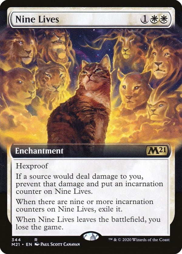 Nine Lives (Extended Art) [M21 - 344] - Cartes Sportives Rive Sud