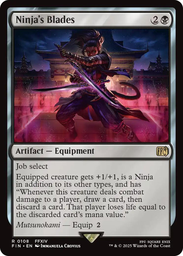 Ninja's Blades [FIN - 108] - Cartes Sportives Rive Sud