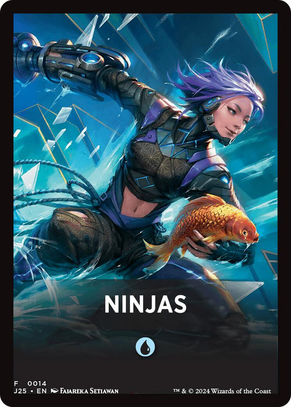 Ninjas Theme Card [J25 - 14] - Cartes Sportives Rive Sud