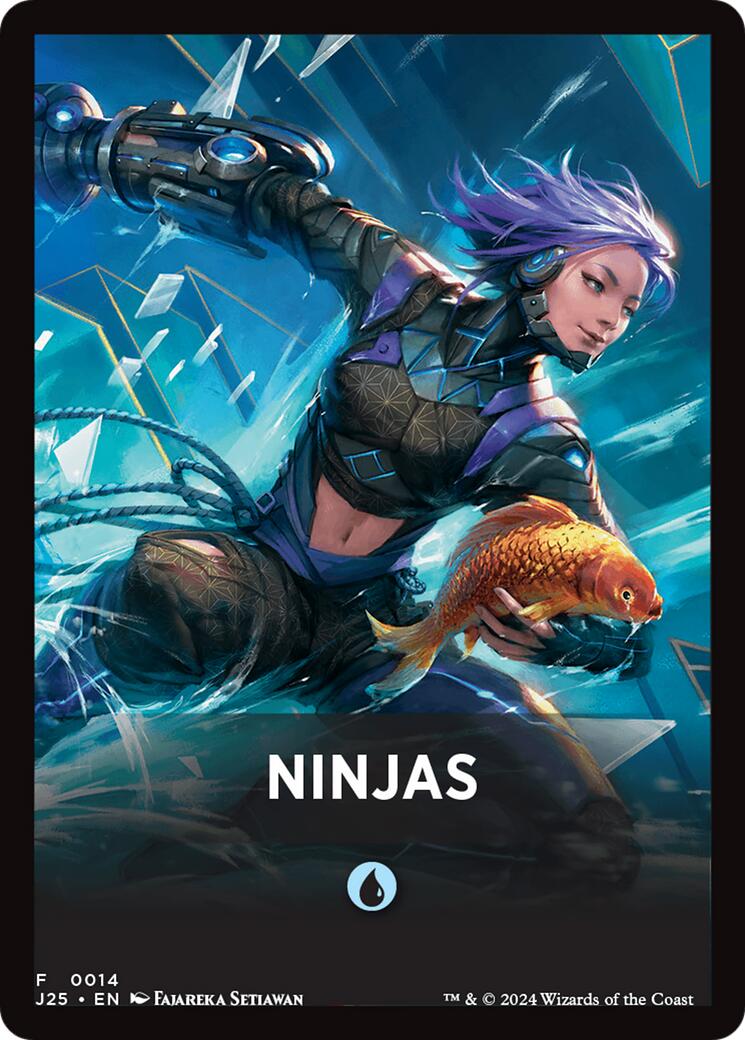 Ninjas Theme Card [J25 - 14] - Cartes Sportives Rive Sud