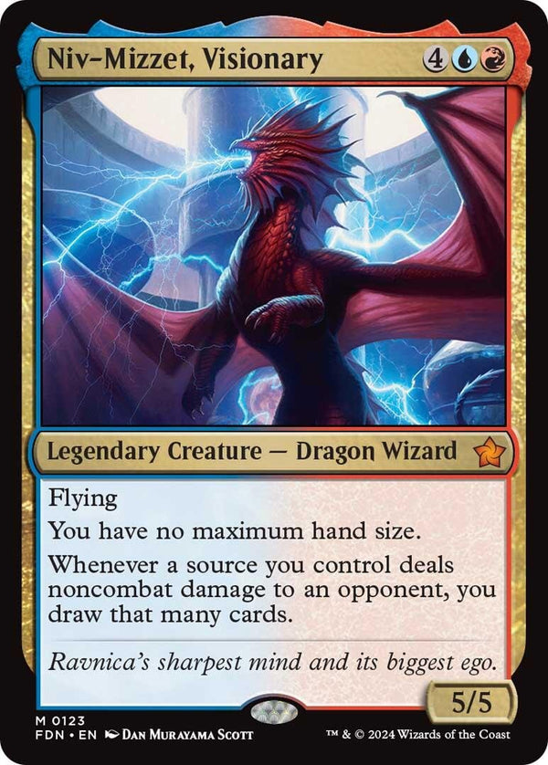 Niv - Mizzet, Visionary [FDN - 123] - Cartes Sportives Rive Sud