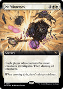 No Witnesses (Extended Art) [MKM - 390] - Cartes Sportives Rive Sud