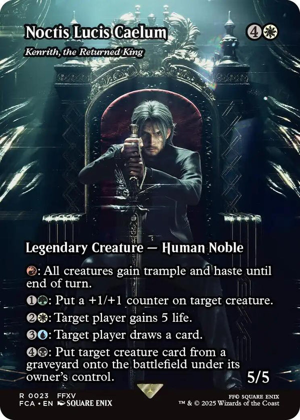 Noctis Lucis Caelum - Kenrith, the Returned King (Showcase) [FCA - 23] - Cartes Sportives Rive Sud