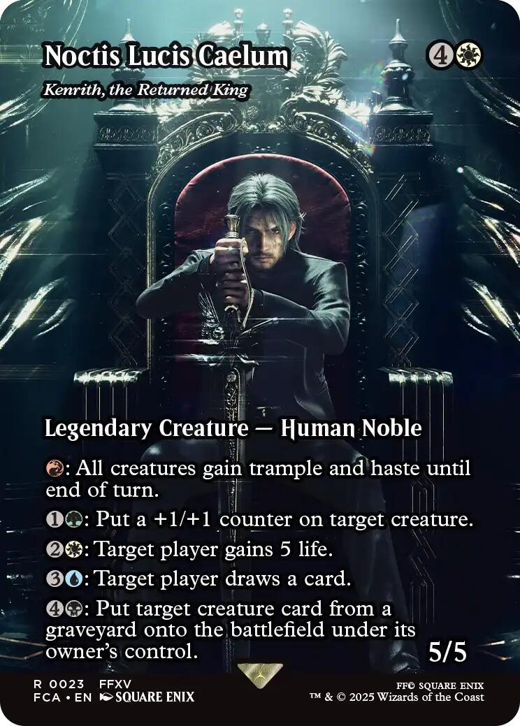 Noctis Lucis Caelum - Kenrith, the Returned King (Showcase) [FCA - 23] - Cartes Sportives Rive Sud