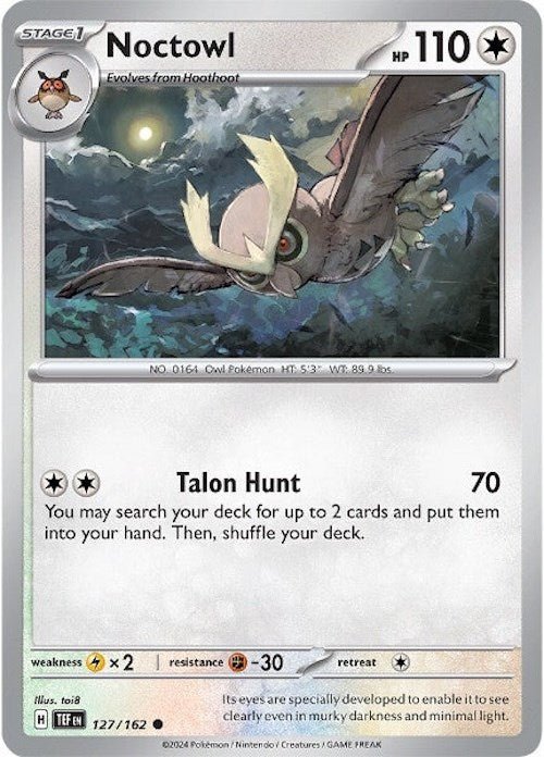 Noctowl [TEF - 127] - Cartes Sportives Rive Sud