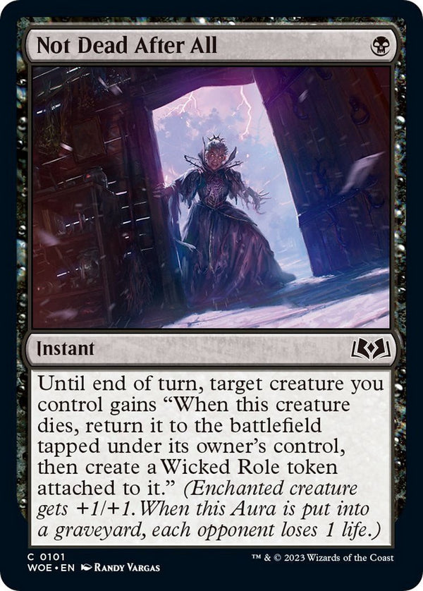Not Dead After All [WOE - 101] - Cartes Sportives Rive Sud