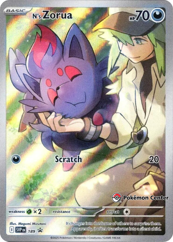 N's Zorua - 189 (Pokemon Center Exclusive) [SVP - 189] - Cartes Sportives Rive Sud