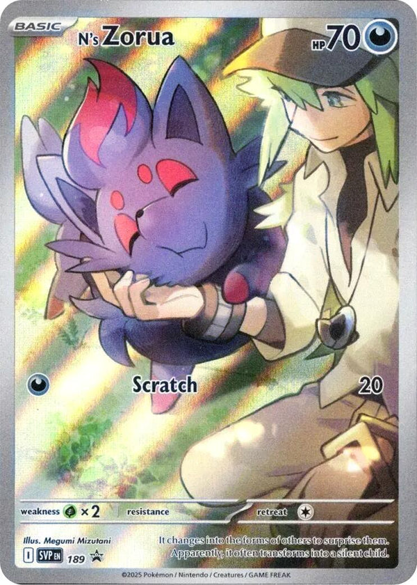 N's Zorua - 189 [SVP - 189] - Cartes Sportives Rive Sud