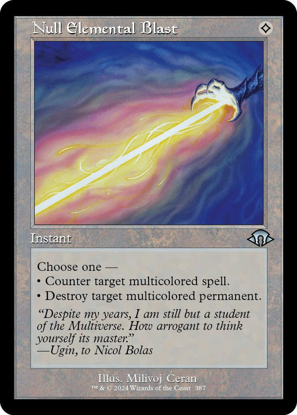 Null Elemental Blast (Retro Frame) [MH3 - 387] - Cartes Sportives Rive Sud