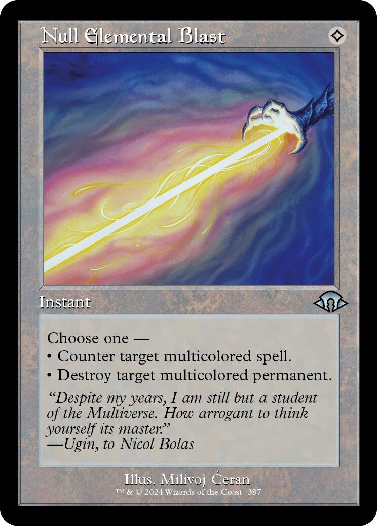 Null Elemental Blast (Retro Frame) [MH3 - 387] - Cartes Sportives Rive Sud