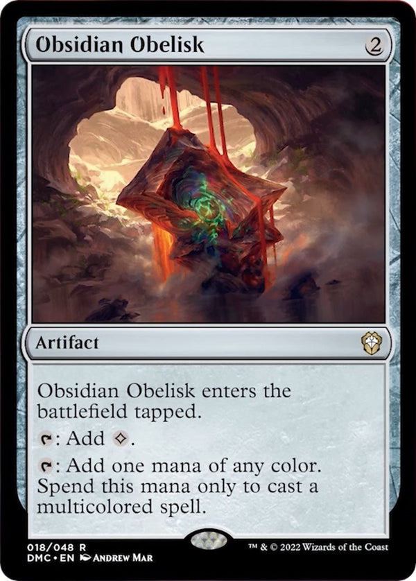 Obsidian Obelisk [DMC - 18] - Cartes Sportives Rive Sud