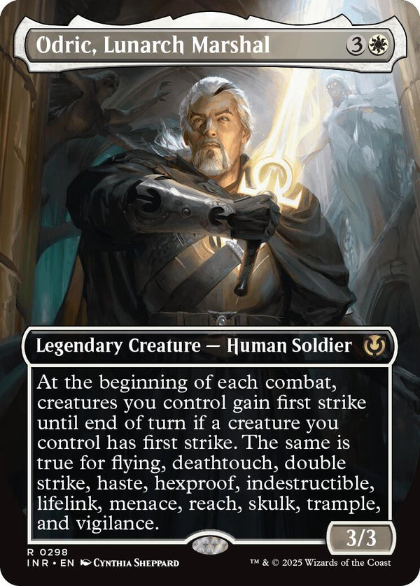 Odric, Lunarch Marshal (Borderless) [INR - 298] - Cartes Sportives Rive Sud