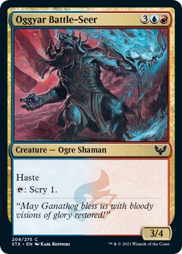 Oggyar Battle - Seer [STX - 209] - Cartes Sportives Rive Sud