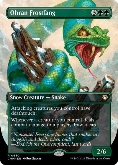 Ohran Frostfang (Borderless) [CMM - 650] - Cartes Sportives Rive Sud