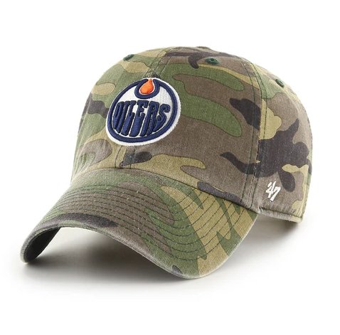 Oilers Edmonton 47Brand Clean Up Camo - Cartes Sportives Rive Sud